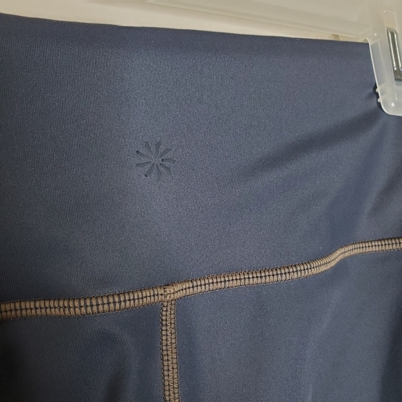 Athleta Gray High Rise Shine Chaturanga Tight Leggings - Picture 6 of 9